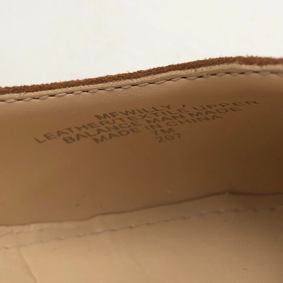 Marc Fisher lace up Heels wedge size 7 M caramel brown Suede MF Willy - Picture 15 of 16